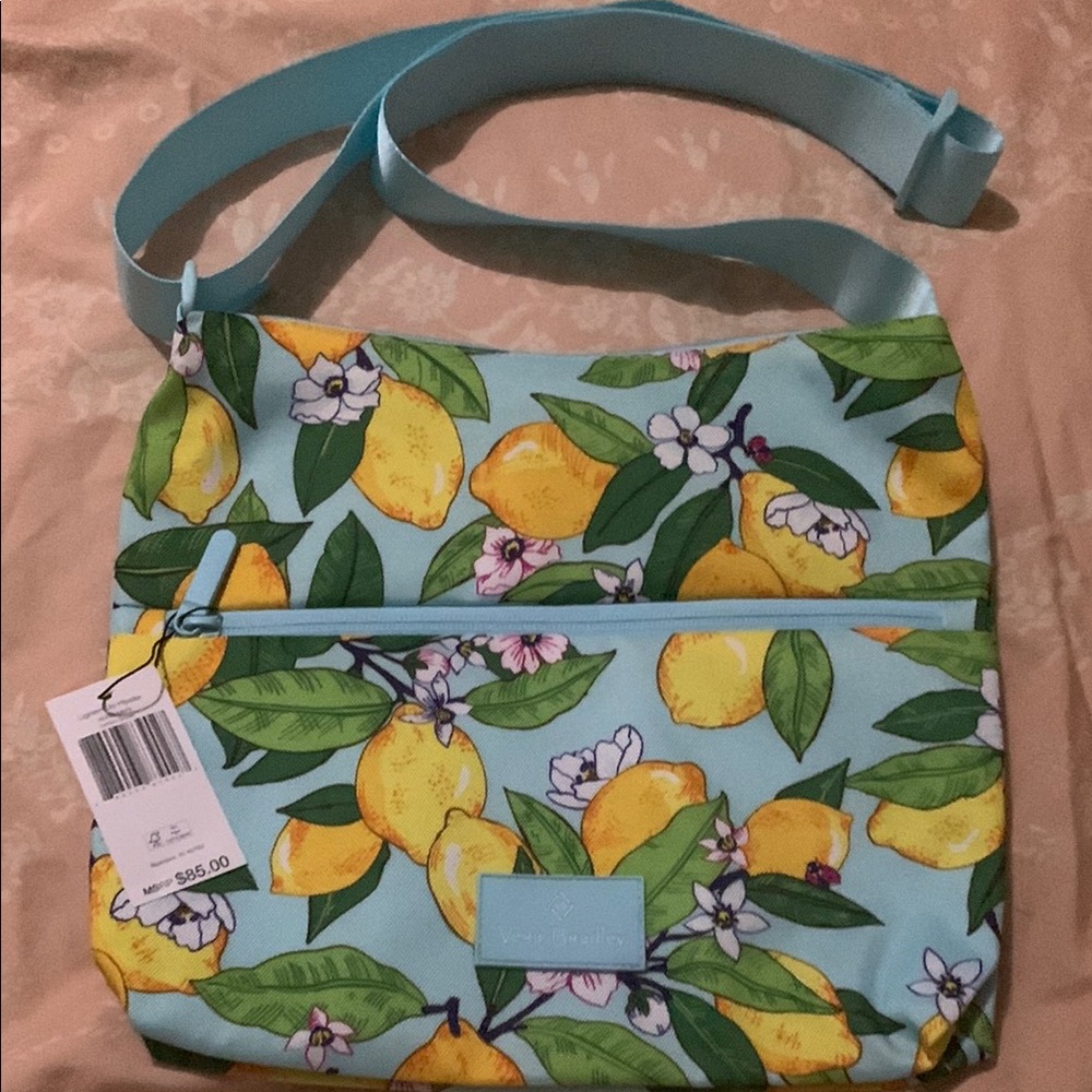Vera Bradley Lemon Grove Hipster Bag - Blue